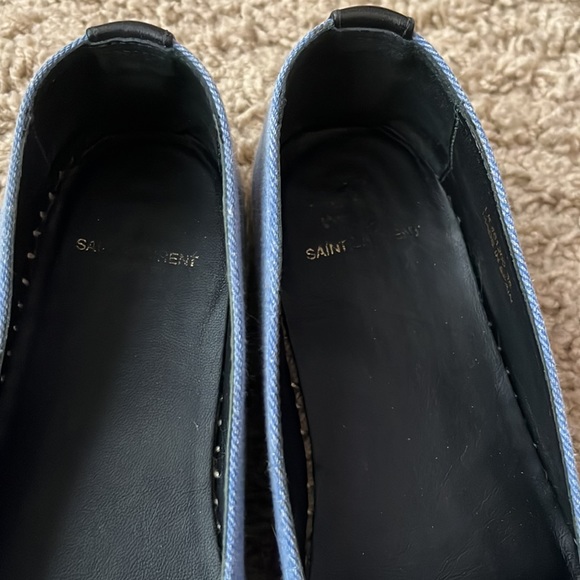 YSL women’s espadrilles size 38. Denim color - Picture 3 of 8